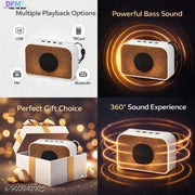 DPM Portable Bluetooth Music Speaker with Karaoke Feature and Wireless Microphone for Singing Fun