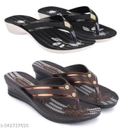 Elasa lightweight & comfortable flip-flop & slipper for women/girls - Pack of 2