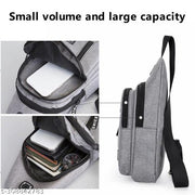 MOMISY Sling Chest Bag For Men Waterproof Sling Backpack Bag Cross body Bag for Travel | Hiking | Jogging | Gym | Picnic & Daily Use
