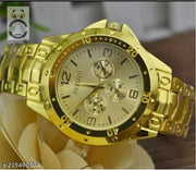 Rosra Golden Analog Watch For Men