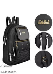 New nice woman backpack  and all girls use zara -black