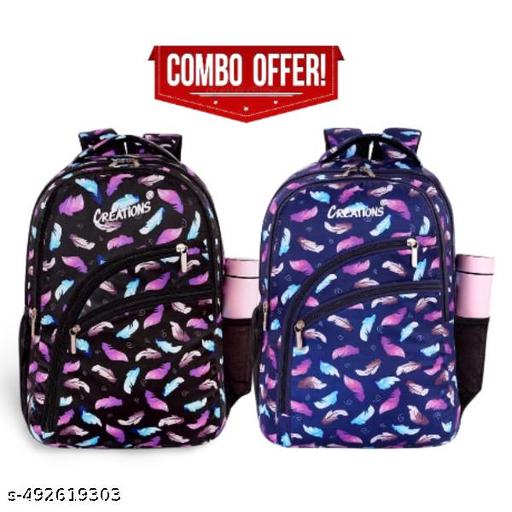Waterproof Backpack Bag School/College/Office & Travels Use Pack of 2 Piece