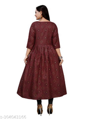 Maternity feeding cotton anarkali Printed kurta
