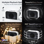 DPM Wireless Karaoke Sound System with Mic Portable Bluetooth Speaker for Music Playback and Singing Fun