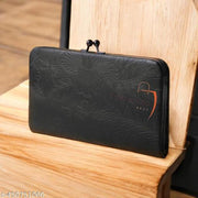 Trendy Classic Wallet For Women Black
