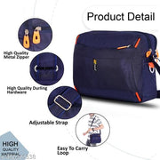 blue Men Sling Bag Cross body Men’s Sling Messenger Bag for Travel / Office / Business
