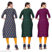 Festive and daily wear kurti for women-Combo piece_3