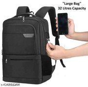 Large Iana Creation Comfortable Casual 32L Laptop Backpack for Men Women Boys Girls/Office School College with USB Port