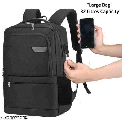 Large Iana Creation Comfortable Casual 32L Laptop Backpack for Men Women Boys Girls/Office School College with USB Port