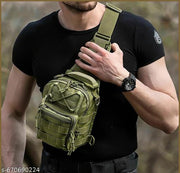 Tactical Sling Bag for Men | Shoulder Backpack Crossbody Chest Bag | Military Style Small Travel Hiking Outdoor Bag
