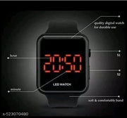 Stylish Stainless Steel Strap Analog and Digital Led watch for Women