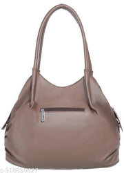 Women Brown Shoulder Bag latest trendy handbags for girls daily use shoulder bag for women pu leather ladies bag