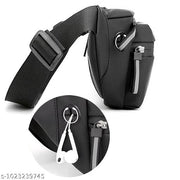 Waist Bag for Men & Women | Water-Resistant Crossbody Sling Fanny Pack with Dual Zipper Compartments & Adjustable Strap for Travel & Daily Use