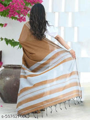 Pure Cotton Handloom Khadii Party & Weeding Speacial Saree For Womens & Girls With Unstitche Blouse pices.