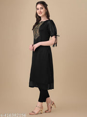 Embroidery Silk Kurti