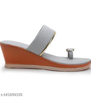 Uk Collection women Solid Toe-ring Heels