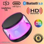 bluetooth speakr, best bluetooth speaker, mini Bluetooth speaker, base Bluetooth speaker, Bluetooth Speaker 3D with Loud Stereo Sound and Long Playtime Mini Speaker Easy to Carry, Portable Wireless Bluetooth Premium Speaker - - RGB Lights