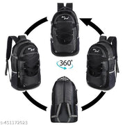 35 L Casual Waterproof Laptop Bag/Backpack for Men Women Boys Girls/Office School College Teens & Students (Black ,grey)