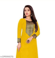 Stylelist Lace Border straight kurti for women and girls