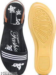HIYAGA Fancy PU Slippers Flip-Flops for woman Pack OF 2