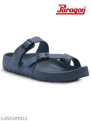 Paragon Comfort Fit Trendy Grey Casual Slides for Men