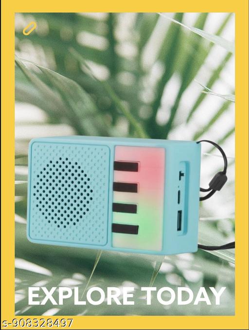 M413SP Dynamic Wireless Mini Speaker with USB/TF Card Slot/FM & Multicolour LED Lights
