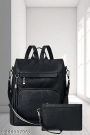 Bohobuzz Backpack Purse for Women Convertible Travel Vintage PU Leather Bag(Backpack,bag,backpack for women women bag fashion,stylish)