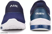 Stylish Boys and Girls Textured Canvas Blue Casual Shoes