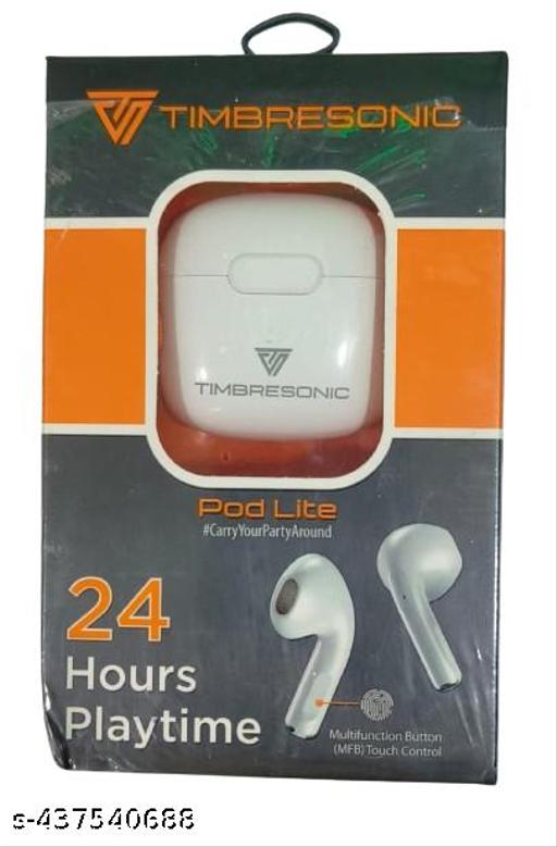Timbresonic TWS Wireless Bluetooth Earbuds with Charging Case | In Ear Earphones for Music, Calls, Gaming & Daily Use