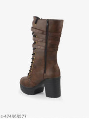belt boot design long women boot