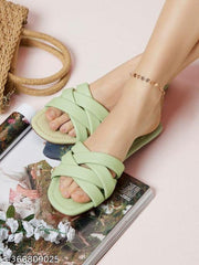Stylish Daily Wear Women Flat Sandals & Comfortable Casual Slippers