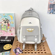 Large 40 L Laptop Backpack Casual unisex Backpack school college laptop travel bag office bag  (Grey)