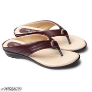 H Ladies Woman Sandals Syntethic Leather Lycra Leather Flat Sandals Aadab Fashionable Women Flip flop & Slippers