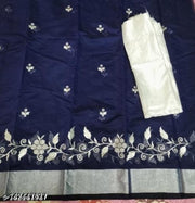 Woman Fancy Chanderi Cotton Saree