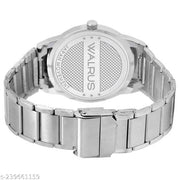 Walrus Polo Series Grey Dial Metallic Wristwatch