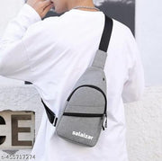 Fashionable Cross Body Bag for Men, women Stylish Shoulder Bag Chest Bags for travel CHEST BAG (Grey)