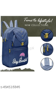 new very good backpack stay beautiful navy blue