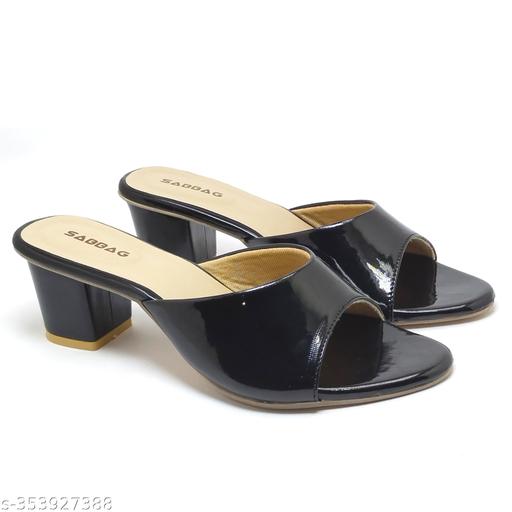 Orally Casual Block Heel Slipper For Women And Girl
