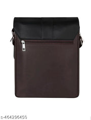 Stylish Brown Leather Sling Bag for Men | Enamour Premium Crossbody Messenger Bag with Adjustable Strap for Travel, Office, Casual & Use