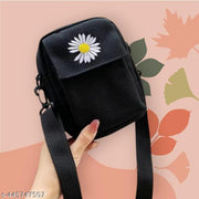 MessengerBag-Black Sling Bag (Black, 1.5 L)