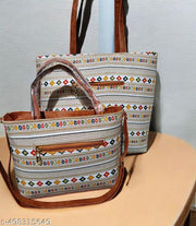 Premium Designer Handbag Combo Set for Women – Buy 1 Get 1 Free | Trendy Shoulder Bag, Tote Bag & Pouch | Stylish Ladies Handbag for Office, College, Party & Travel