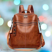 MomsyStore Leather Backpacks For Girls And Women