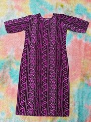 Women’s Printed Crepe A-Line Stright Kurti | Daily Office Wear | Stylish Multicolor Design Combo of 2 PACK OF 2 | Extra plus size - S, M, L, XL, 2XL, XXL, 3XL, XXXL, 4XL, 5XL