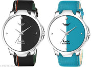 Combo of 2 | Genuine Leather Straps | Boys Series Analog Watch