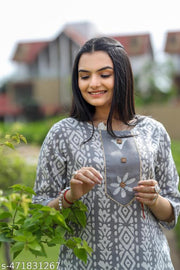 Cotton Printed Kurta Set For Women (Combo of 2 )