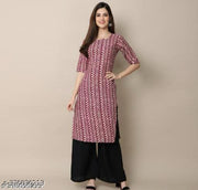 Polyster/Crepe fabric-Nirja Creation Fancy Printed Kurti