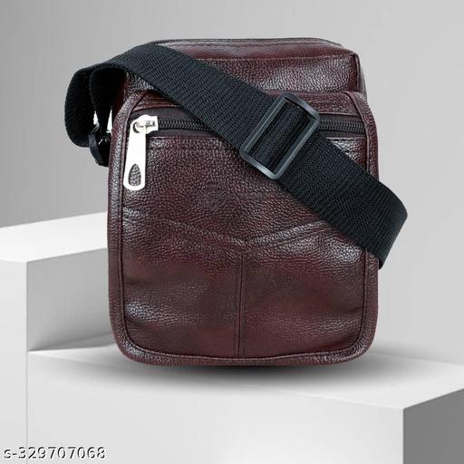 Casual Crossbody Synthetic Leather Men Sling Bag/Shoulder Bag for Men/Travel Bag/Cross Body Bag/Office Business Bag/Messenger Bag/Stylish Sling Bag for Men