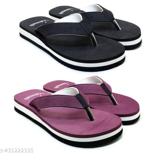 Women's flat Slipper Flipflop/Daily Flipflops/Slipper For Girl( Combo Pack Of 2)