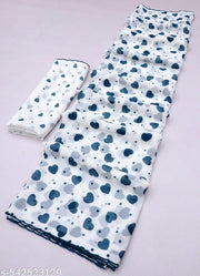 New Wetless saree With separate Blouse