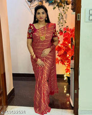 designer fancy brasso saree